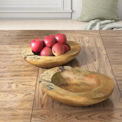 Brickton Wood Decorative Bowl - Set of 2