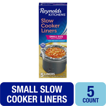 Slow Cooker Liners, Small (Fits 1-3 Quarts), 5 Count