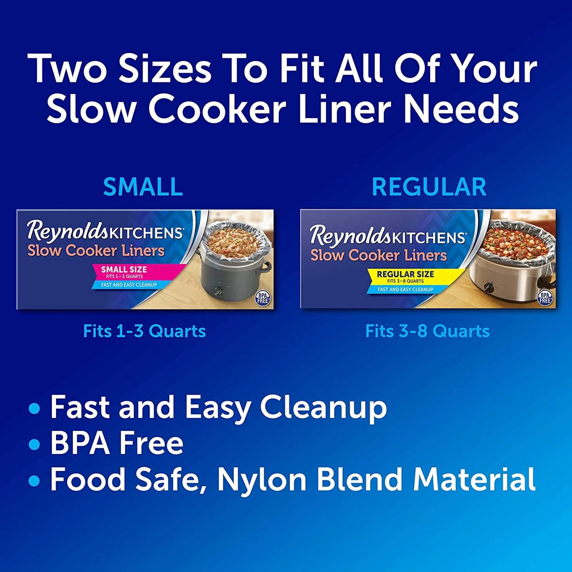 Slow Cooker Liners, Small (Fits 1-3 Quarts), 5 Count