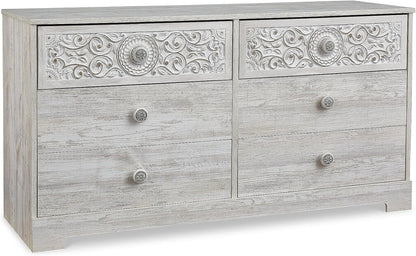 Paxberry Boho Dresser, Whitewash