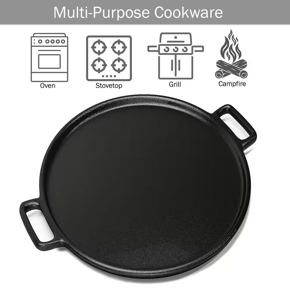 14 In. Cast Iron Pizza Pan