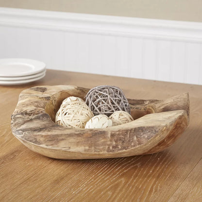 Brickton Wood Decorative Bowl - Set of 2