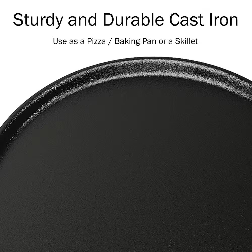 14 In. Cast Iron Pizza Pan