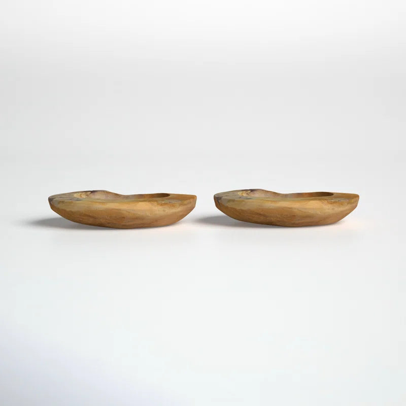 Brickton Wood Decorative Bowl - Set of 2